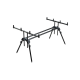 Stovas meškerėms Prologic Element Quad-Sky 4 Rod Pod